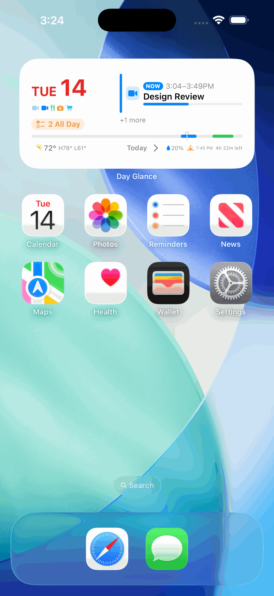 Day Glance screenshot