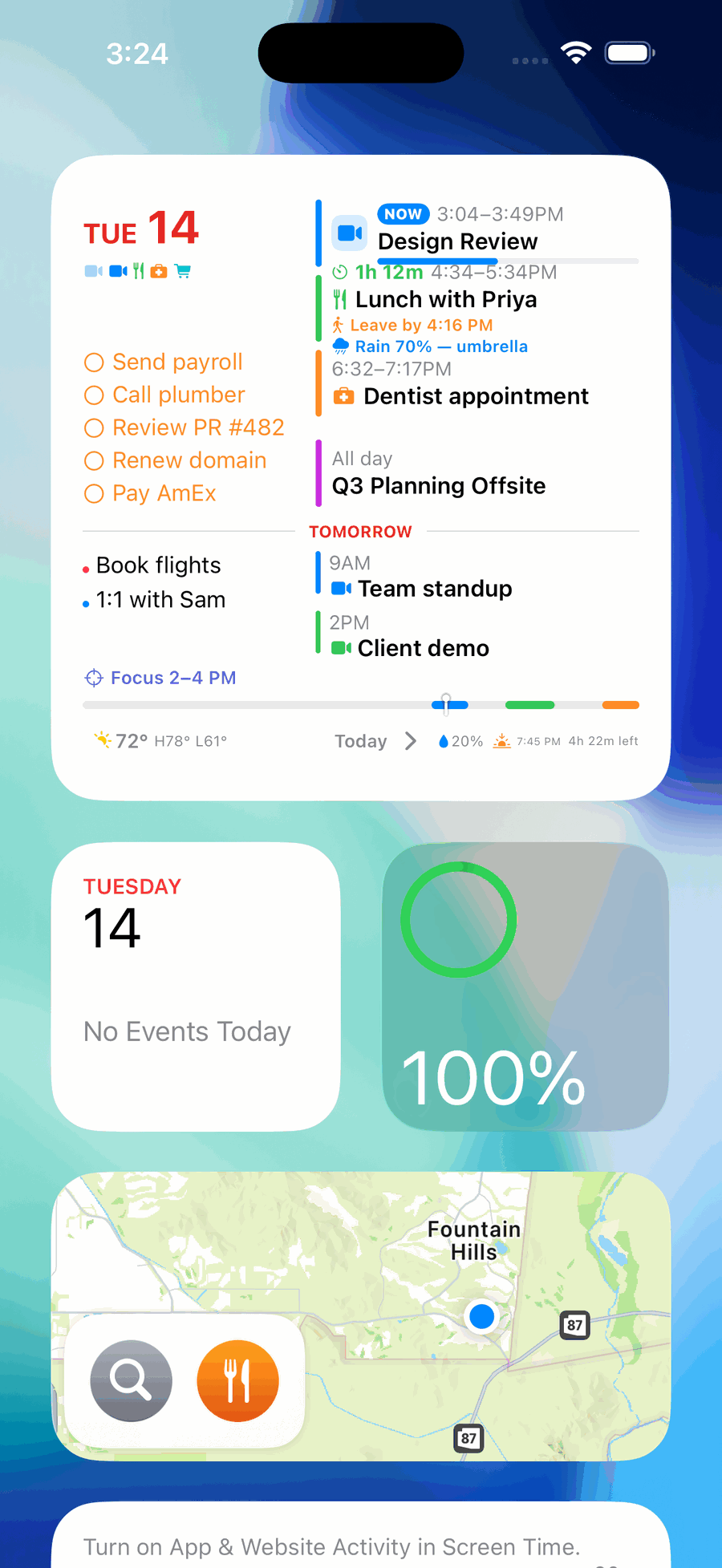 Day Glance screenshot