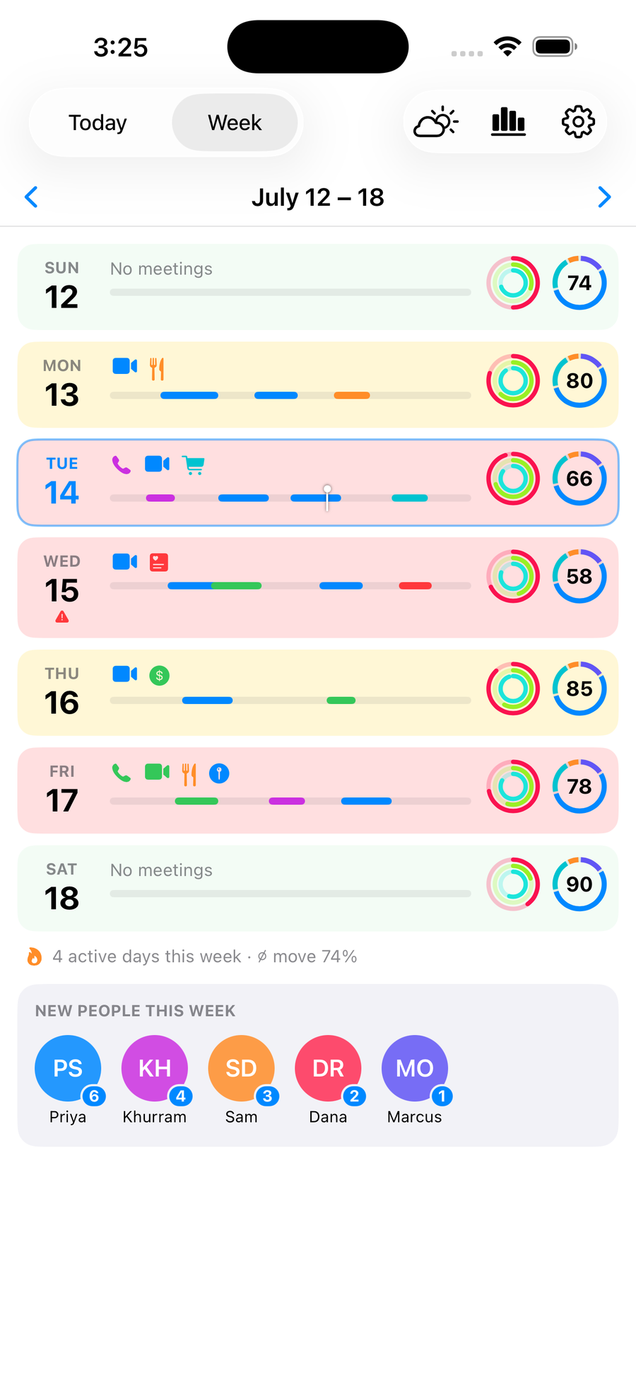 Day Glance screenshot