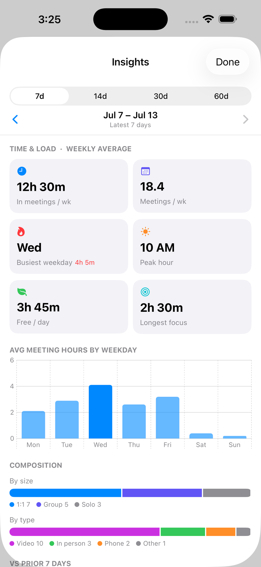 Day Glance screenshot