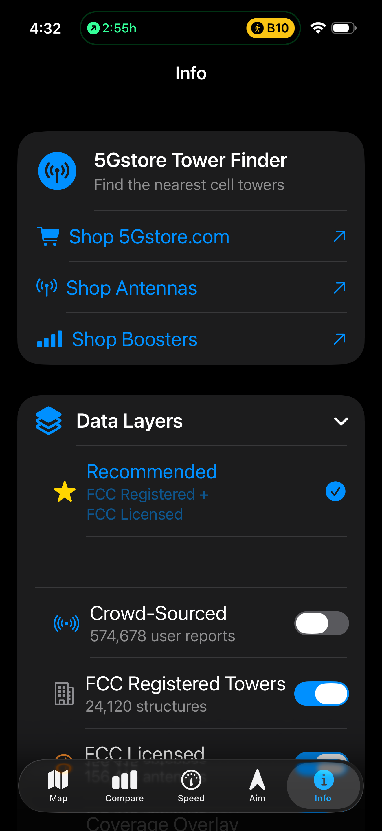 TowerFinder screenshot